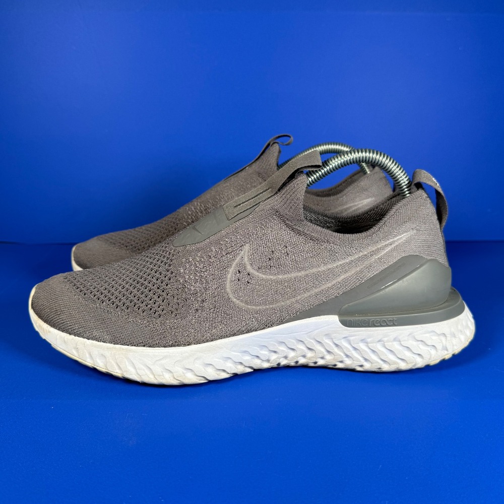Nike Epic Phantom React Mens 10 Running Shoes Gray BV0415 003 Athletic